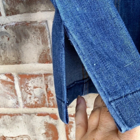 Vintage Denim Jacket With Patches - Picture 16 of 16